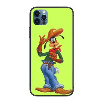 Goofy Câine Fericit Disney Design TPU Moale Stil Telefon Caz acoperire Pentru iphone 12 pro max 11 8 7 6 s XR + X XS SE 2020 mini blac