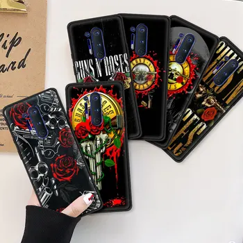Guns N Roses Moment Bun Caz Pentru OnePlus 8 Nord 8T Z N10 5G 9 9R 7 Pro 7T N100 Negru Moale Montate pe Capacul Telefonului N100 6 6T Funda