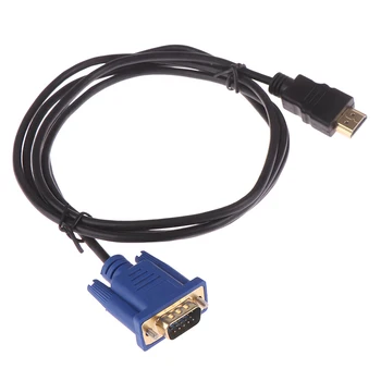 HDMI La Cablu VGA HD 1080P HDMI Male La VGA de sex Masculin Video Converter Adaptor Pentru PC, Laptop S10 DMI Pentru Cablu VGA
