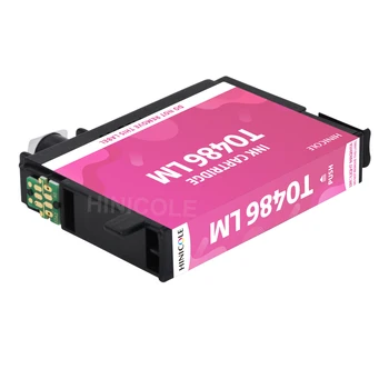 HINICOLE T0481-T0486 cartușe de cerneală Cu ARC chip pentru Epson Stylus Photo R200 R300 R300M R320 R340 RX500 RX600 RX620 Plin de cerneală
