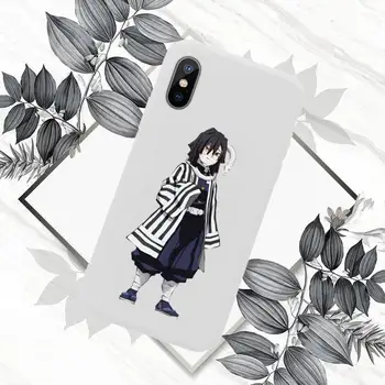Iguro Obanai Demon Slayer anime Caz de Telefon Bomboane de Culoare pentru iPhone 6 7 8 11 12 s mini pro X XS XR MAX Plus