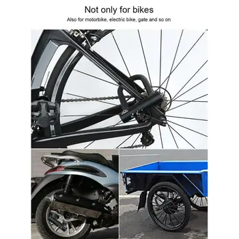 INBIKE UL319A Bicicleta U de Blocare de Securitate din Oțel Cablu U-Set de Blocare cu Cheie Anti-furt Blocare Biciclete pentru Ciclism MTB Biciclete Rutier Scuter
