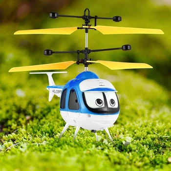 Inducție Jucarii Zburatoare OZN Elicopter RC Copii de Desene animate de Control de la Distanță Drone CONDUS de Avion Părinte-copil Interactive, Jocuri Educative