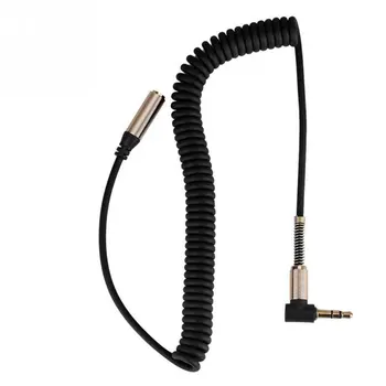 Jack de 3,5 mm de sex Masculin la Feminin Cablu Căști Căști Audio prelungitor Extensibil Flexibil de Primăvară Cablu Audio Portabil Cablu