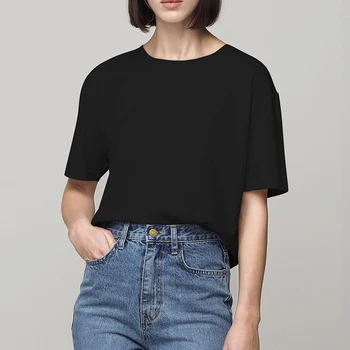 Johnature Nou Simplu de Bumbac T-Shirt Pentru Femei 2021 Casual de Vara se Potrivesc XS-XL Vrac 9 Culori O-Gât Topuri Femeile
