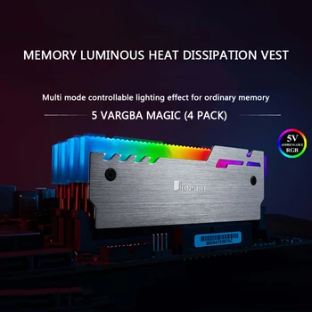 Jonsbo NC-3 RAM de Răcire Radiator Superba 3Pin 5V Memorie Desktop Cooler Radiator pentru Calculator de Birou-Furnituri