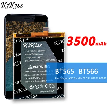 KiKiss 3500mAh BT565 BT566 Baterie Pentru Leagoo KIICAA se Amestecă T5 T5C MixT5 MixT5C BT-565 BT-566 Telefon Mobil de Înlocuire Baterii