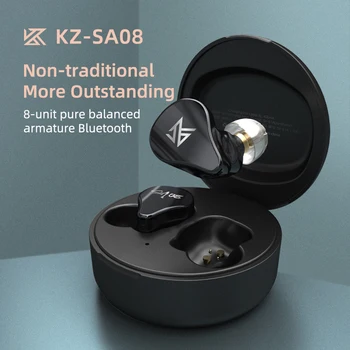 KZ Căști Bluetooth TWS Bluetooth Căști fără Fir 5.0 Joc Pavilioane Microfon Touch Control a Zgomotului Sport Cască