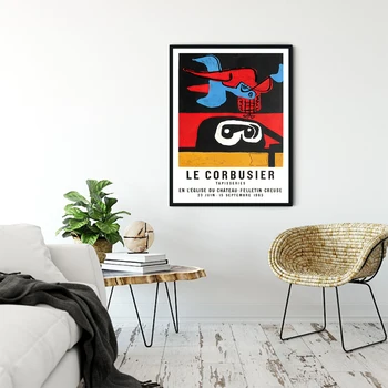 La Mijlocul Secolului Cubism Stil Imagini De Imprimare Franceză Rezumat Muzeul Le Corbusier Poster De Arta De Perete Panza Pictura Dormitor Decor Acasă