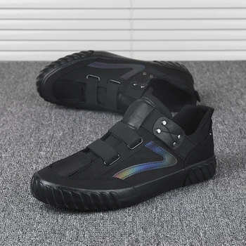 La ora nouă, la Modă de Primăvară Barbati Pantofi Casual Clasic Low-top Canvas Sneaker Toate-meci Slip-on Respirabil Rezistent la Alunecare Încălțăminte