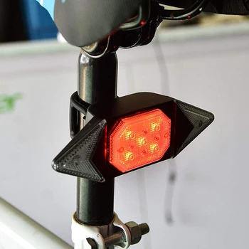 Lampă spate Bicicleta Inteligent de la Distanță fără Fir de Semnalizare Lumini de Biciclete LED Stop cu Ușurință de Instalare Personale, Piese de Bicicletă