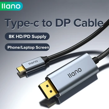 LLANO USB de Tip c 3.1 Displayport Cablu pentru MacBook Samsung S8 Huawei Mate 10 display port usb-c adaptor Thunderbolt