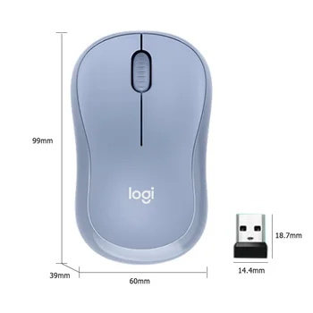 Logitech M221 Silent Mouse-ul fără Fir Cu 3 Butoane mouse-uri de Calculator cu Receptor USB Laptop, Desktop PC, Accesorii