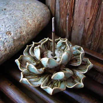 Lotus Arzător de Tămâie Suport Ceramic de Artizanat Arzător de Tămâie Suport pentru Acasă BOM666