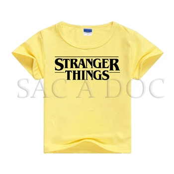 Lucruri ciudate Camiseta Copii Baby Tricou de Vara cu Maneci Scurte T-shirt Unisex Topuri Teuri Costum Străin Lucru Tricou Disfraz