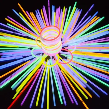 Luminos Partid Lumină Fluorescentă Bastoane Bratari Coliere Neon Colorat Glow Stick Petrecere Rave Consumabile