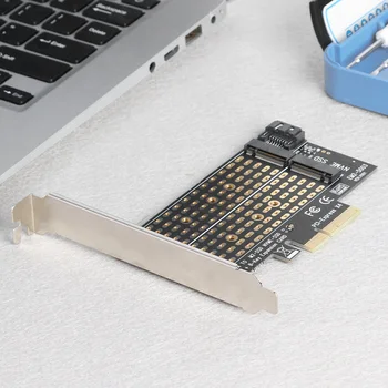 M. 2 NVME să Adaptor PCIE 3.0 X4, SATA M+B Cheie de unitati solid state SSD PCI-E pentru placa de extensie uz Casnic Accesorii de Calculator