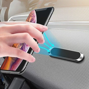 Magnetic Masina cu Suport pentru Telefon de Bord Mini Benzi Forma Stand Universal Pentru iPhone, Huawei Metal Magnet Puternic GPS Auto de Montare pe Perete