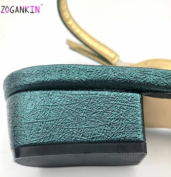 Mai nou Design African Sandale cu Saci de Potrivire Set cu Stras Nigerian Peep Toe Pantofi pentru Femei Partid Pompe