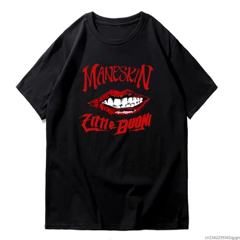 Maneskin Hip Hop Tricou 2021 Noua Moda De Vara Barbati Casual Fierbinte De Sex Masculin Harajuku Kawaii Graphic Tee Tricou Tricouri Personalizate