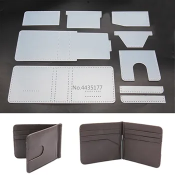 Manual din piele DIY sută portofel material sac bărbați și femei portofele personalitate retro manual sac PVC versiune de desen