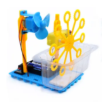 Manual Masina de Bule DIY Bubble Blister Robot Mașină de Învățământ Kit ToyElectric Jucărie Experiment științific Kit de Știință DIY Set