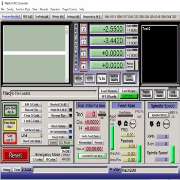 Masina de gravat Mach3 software-ul controler, engleză Mach3 cu lience cnc controller software-ul versiunea R3.041 trimite prin e-mail