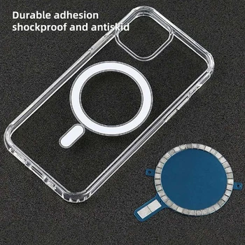 Metal rotund Magnet Pentru iPhone 12 Pro Max 12 Mini Puternic Magnetic Wireless Changer Acccessory Pentru iPhone 12 Magnetic de adsorbție