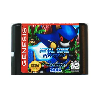 Metal Sonic Hyperdrive 16 biți MD Carte de Joc Pentru Sega Mega Drive Pentru SEGA Genesis
