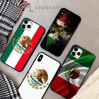 Mexican drapelul Național vultur sarpe Telefon Caz pentru iPhone 11 12 pro XS MAX 8 7 6 6S Plus X 5S SE 2020 XR