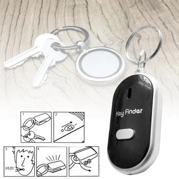 Mini Fluier Anti-a Pierdut Key Finder Wireless Inteligent Intermitent Bip la Distanță Pierdut Keyfinder Localizare Tracker de Lumină LED pentru Portofel Cheie