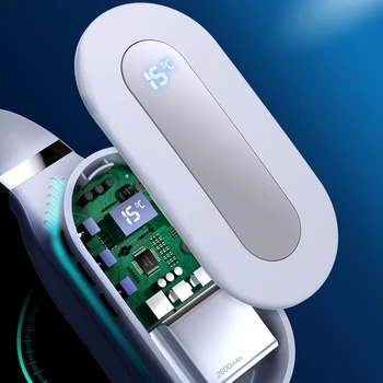 Mini Gât Fan al Răcitorului de Aer de Fan Lamă USB Desfrunziți Fanii Ventilator de Răcire Conditionat Portabil de Susținere Fan Cald cu Încălzire