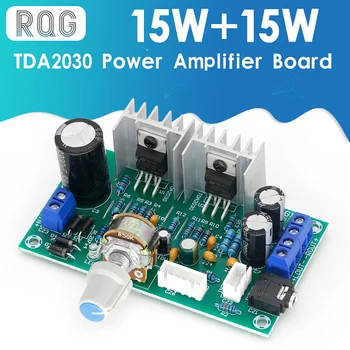 Mini TDA2030 Dual Canal Amplificator de Putere de Bord 15W+15W Amplificator Audio Amplificador Pentru Acasă Sunet Teatru DIY