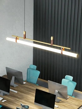 Minimalist sala de mese pandantiv lampă Nordic masă un design modern minimalist, tub pandantiv lumina