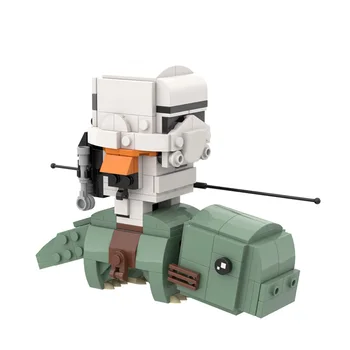 MOC Nouă Speranță Star Mini Tatooine Cifre Sandtrooper Pe Dewback Brickheadz Blocuri Războaie Soldați de Cavalerie Model de Jucarii si Cadouri