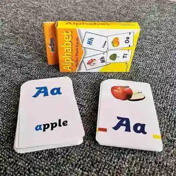 Montessori Engleză Cuvântul De Învățare Cognitiv-Memorie Carduri Flash Pentru Copii Mai Devreme Jucărie De Învățământ Pentru Copii De Învățare Limba Engleză Didactice