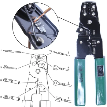 Multifunctional instalator Terminal Clește Linie Stripteuză Cuțit Cablu Forceps mici universal sârmă instrument manual de Sertizare Funcționale Mini