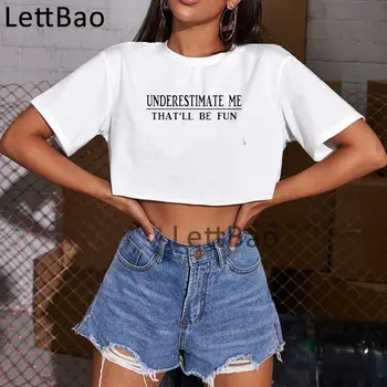 Mă suima, Care va Fi Distractiv de Imprimare Femei Culturilor Topuri Tricou Casual Amuzant Tricou 90 Fată Gotic Hip-Hop cu Maneci Scurte T-shirt