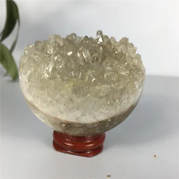 Naturale Geode Minge De Cristal De Cuarț Cluster Pietre De Vindecare Specimen Meserii Acasă Decorare Cadou Voog Sfera