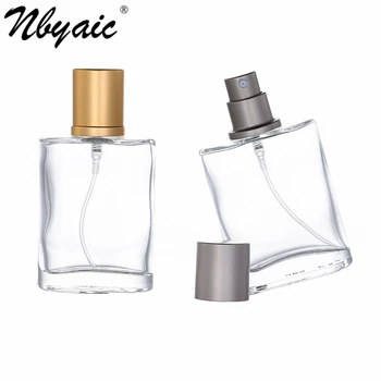 Nbyaic 50pcs Parfum sub-îmbuteliere sticlă sticlă goală spray 50ml lotiune de înlocuire 30ml portabil transparent de sticla de parfum