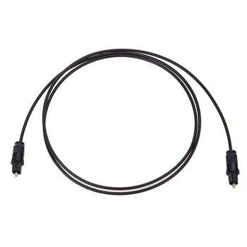 Negru Portabil Digital Audio De Plastic Cablu De Fibră Optică Cca. 1000mm/39.36 Inch cu Sistem Home Theater Accesorii & Piese