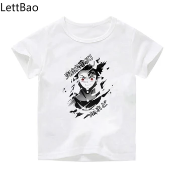 Nezuko Demon Slayer Tricou 2021 Grafic Fierbinte Streetwear Tricou Kimetsu Nu Yaiba Haine Anime Japonez Copii T-shirt de Sus Tees