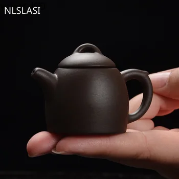 NLSLASI1 BUC Lut Violet Degetul Ceainic Ceai de Companie Mici, de Buzunar Set de ceai Ornamente Accesorii de ceai Boutique Decor de Masă de Ceai