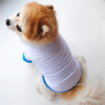Noi Vara Rece Drăguț Imprimate Animale de companie T-shirt Catel Pisica Haine de Bumbac Pug Îmbrăcăminte Costume de Câini Catelus de Culoare Solidă O-Neck Vest