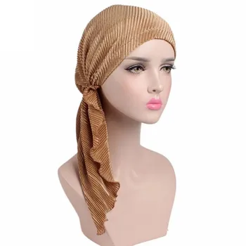 Noua Moda Femeie Musulmană Interior Hijabs Pălării Turban Cap Pălărie Beanie Ladies Accesorii De Par Musulman Eșarfă Capac Pierderea Parului