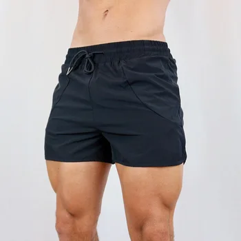 Noua Modă Musculare Craniu pantaloni Scurți la Modă pentru Bărbați de Fitness de Formare de Funcționare Pantaloni de Moda pentru Bărbați de Culoare Solidă pantaloni Scurți de Sport pantaloni de Trening