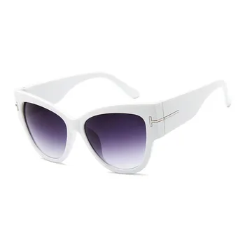 Noul Brand de Moda Designer de Ochi de Pisica ochelari de Soare pentru Femei de sex Feminin Gradient de Puncte Ochelari de Soare Oculos feminino de sol UV400