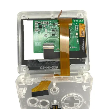 Noul ecran LCD IPS kituri pentru GBA SP 4pixels să 1pixel Evidenția IPS LCD Ecran pentru GameBoy Advance SP , nu trebuie tăiat coajă de locuințe