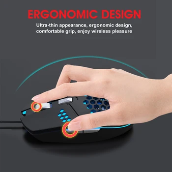 Noul Mouse de Gaming 8000dpi de Înaltă precizie Reglabil cu Fir Mouse-ul Anti-sudoare Ergonomic ESports Mouse-ul Pentru PC, Laptop E-Sport Mouse-ul