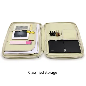 Noul Portabil Portofoliu Dosar A4 rezistent la apa Document Caz Pașaportul Titularului Kindle Ipad Notepad geantă de transport pentru Călătorie de Vacanță